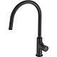 Mitigeur d'évier Ideal Standard Ceraline Nuovo saillie 218 mm Saillie bec [mm] extractible noir mat
