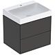 Meubles sous-vasque One avec lavabos en Céramique, Largeur 600 mm Standard 3