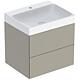 Meubles sous-vasque One avec lavabos en Céramique, Largeur 600 mm Standard 7