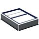 Cadre d'installation Duofix Geberit pour CleanFloor30 Receveurs de douche 1100x800 mm pour sept pieds