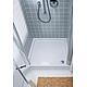Receveurs de douche Duravit D-Code, carré, blanc, acrylique sanitaire Anwendung 1