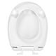 Abattant WC Haromed V2, Softclose, hauteur d'assise de 5 cm, avec barre d'appui  Anwendung 3