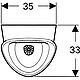 Filtre d'évacuation GEBERIT pour Renova S/M Anwendung 2