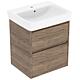 Meuble sous-vasque Renova Plan avec lavabo en céramique de largeur 600 mm
 Standard 3