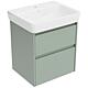 Meuble sous-vasque Renova Plan avec lavabo en céramique de largeur 600 mm
 Standard 6