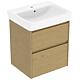 Meuble sous-vasque Renova Plan avec lavabo en céramique de largeur 600 mm
 Standard 7