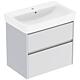 Meuble sous-vasque Plan Renova avec lavabo en céramique de 700 mm de largeur
 Standard 4