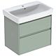 Meuble sous-vasque Plan Renova avec lavabo en céramique de 700 mm de largeur
 Standard 6