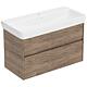 Meuble sous-vasque Plan Renova avec lavabo en céramique, largeur 1 000 mm
 Standard 3