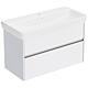 Meuble sous-vasque Plan Renova avec lavabo en céramique, largeur 1 000 mm
 Standard 4