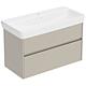 Meuble sous-vasque Plan Renova avec lavabo en céramique, largeur 1 000 mm
 Standard 5