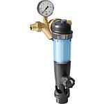 Dispositif de filtrage DUO DFR pour eau sanitaire avec réducteur de pression