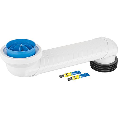 Pipe exentrée  pour WC 90/100 Standard