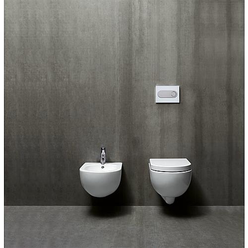 WC suspendu à fond creux Nuvola Anwendung 3