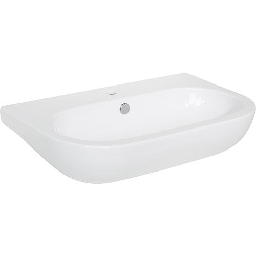 Lavabo 'NUVOLA' lxHxP=750x170x450mm en céramique blanche