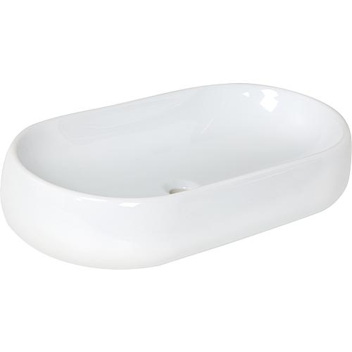 Vasque à poser NUVOLA LxHxP : 750x160x400 mm Céramique blanche