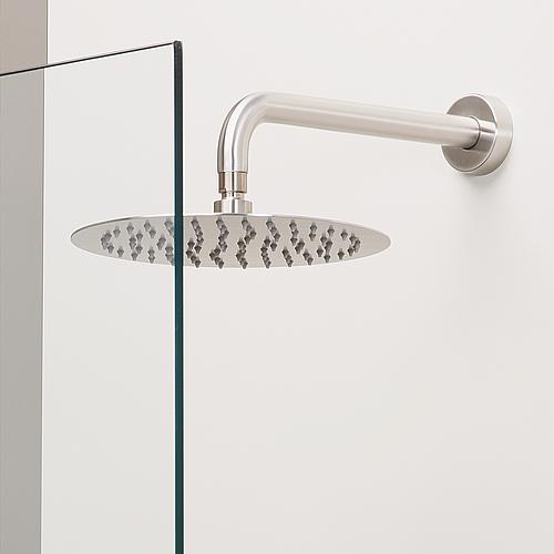 Bras de douche mural pour tête de douche, rond Anwendung 2