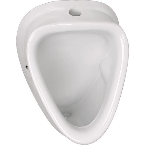 Urinal d'aspiration arrivée par le haut FULL lxhxp : 370x460x450 mm céramique blanc