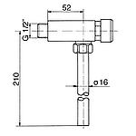 Pièces de rechange pour robinet temporisé d´urinoir type 655 CETUS