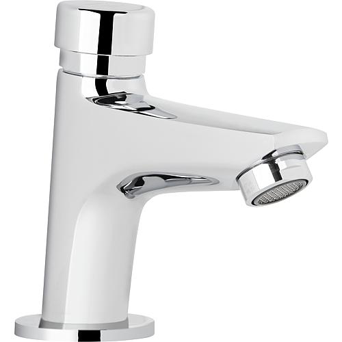 Mitigeur de lavabo temporisé Benkiser EOS ECO  91 mm chrome