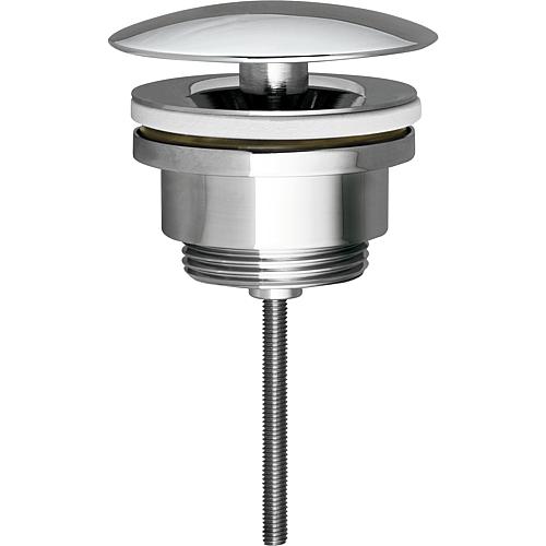 Bondes de lavabo, laiton chromé, DN 32 (1 1/4") Standard 1