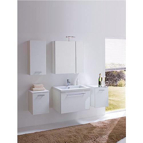 Ensemble de meubles de salle de bains ETANA Série MAC blanc brillant