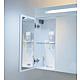 Ensemble de meubles de salle de bains ELISA Série MAA blanc brillant avec armoire de toilette