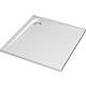 Receveur carre Ultra plat en acryl. blanc Lxlxp: 1000x1000x47 mm