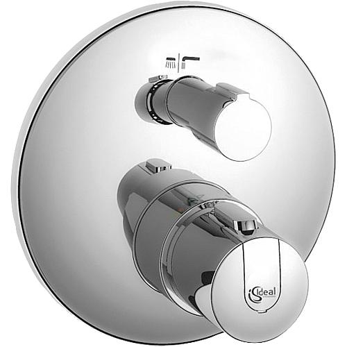 Ceratherm 100 Thermostat douche encastré kit de montage 2 pour Easy Box, rosace Ø 163 mm
