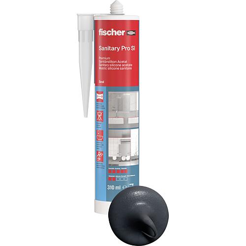 Silicone sanitaire anthracite 310 ml / 1 piece