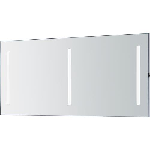 Miroir LED Orkla avec interrupteur à bascule 1400x662 mm