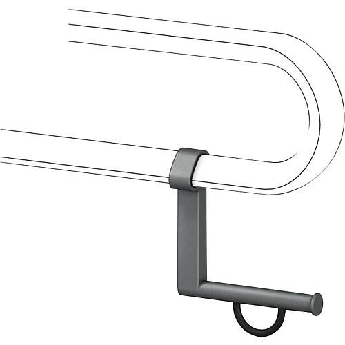 Porte-rouleau de papier Cavere, pour poignées d’appui 