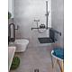 Siège de douche suspendu Cavere