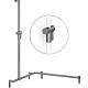 Main courante de douche Cavere 1100x1100x1200,avec sup douc+fix alu ant-métal95