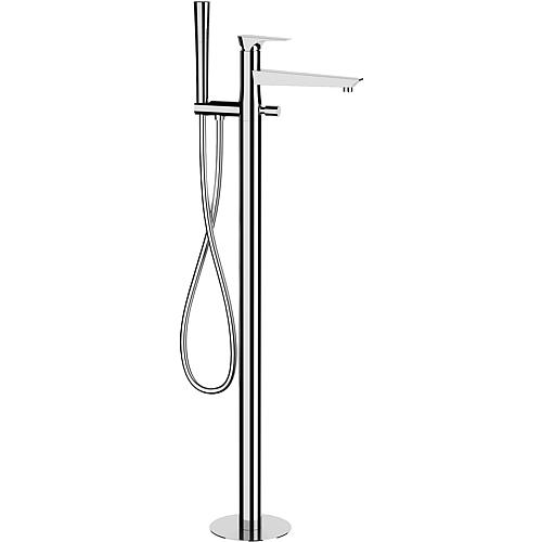 Mitigeur de baignoire Set DIVA à poser avec douchette baton + corps de base saillie 238 mm chrome