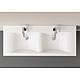 Meuble sous-vasque Enna avec double vasque en fonte minérale, largeur 1200 mm Anwendung 4
