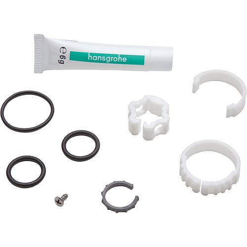 Jeu de joints, compatible Hansgrohe : Mitigeur d'évier Allegra Variarc 1487300/14870000/14878000/1487100/14875000, Axor/Allegra Uno14850000/ 4824000, Talis S 32070000 Standard 1