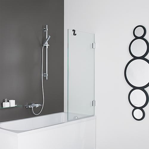Pare-bain Farfalla, 1 élément rotatif en verre