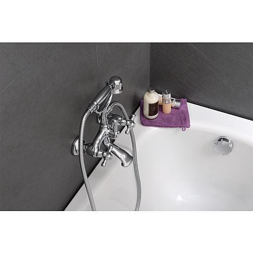 Kit mitigeur bain/douche Retro, avec raccord mural