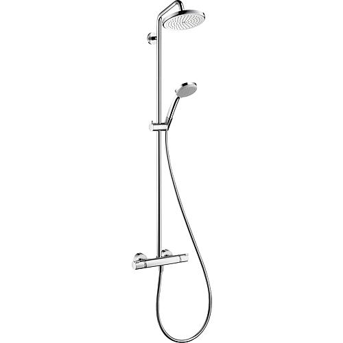 Colonne de douche Croma Showerpipe 220 1 jet, avec mitigeur thermostatique  Standard 1