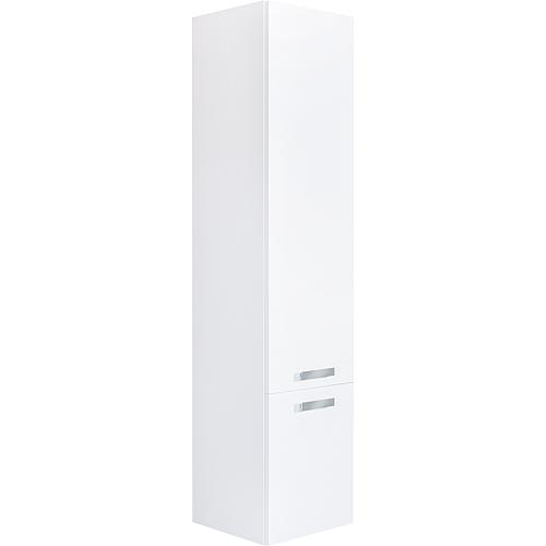 Armoire haute serie MAB 2 portes blanc mat butée à droite 350x1585x370mm