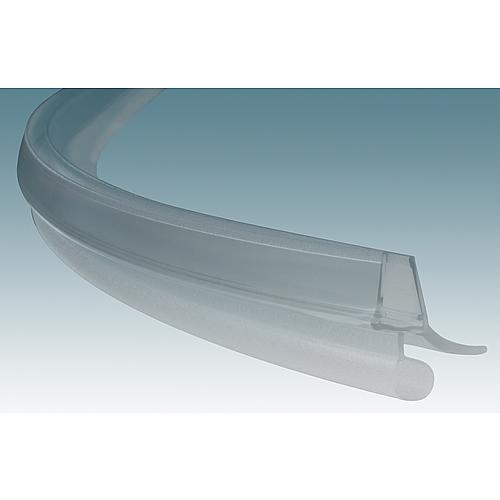 Profilé B avec rebord
pour l‘étanchéité au niveau du receveur, 1/4 de cercle (courbé) Standard 1
