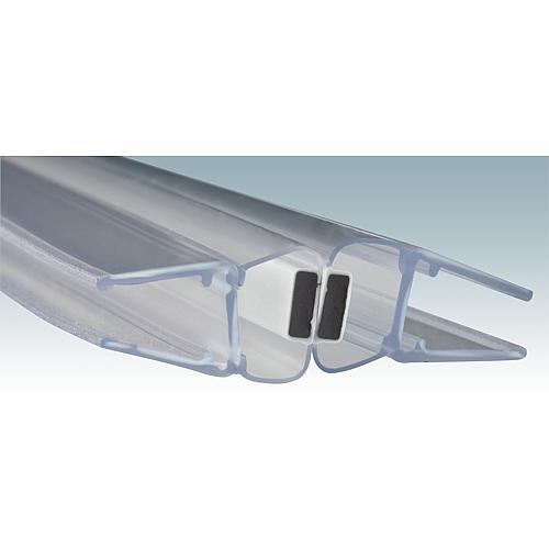 Profilé magnétique A pour verre-verre / porte-porte 180° Anwendung 2