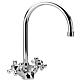 Mitigeur de lavabo Retro, hauteur 310 mm, pivotant Standard 1