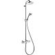 Colonne de douche Croma Showerpipe 220 1 jet, avec mitigeur thermostatique 