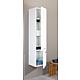 Armoire haute serie MAB 2 portes blanc mat butée à droite 350x1585x370mm