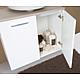 Kits de meubles de salle de bain Estra, blanc brillant/chêne noueux Anwendung 4