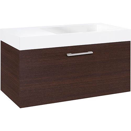 Meuble sous-vasque Elisa avec vasque en fonte minérale Standard 4