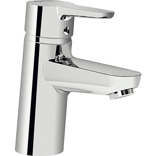 Mitigeur de lavabo Ideal Standard Connect Blue saillie 112 mm chrome sans garniture d'écoulement