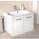 WTU+WT en fonte minérale ENI blanc brillant 2 portes 600x459x500mm